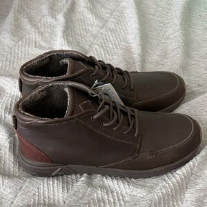 Reef Rover Mid Brown Leather Chukka Boots/Shoes Men's Size 9